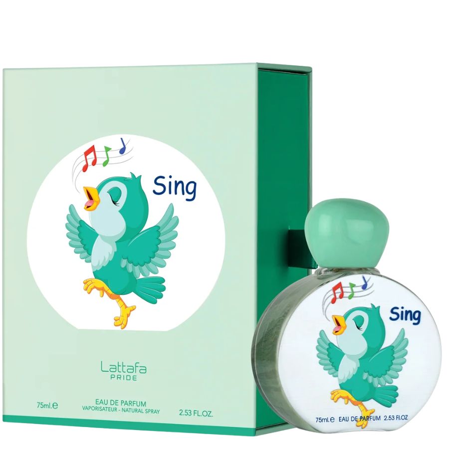 Sing by Lattafa kids EDP spray, 2.5 oz playful bottle