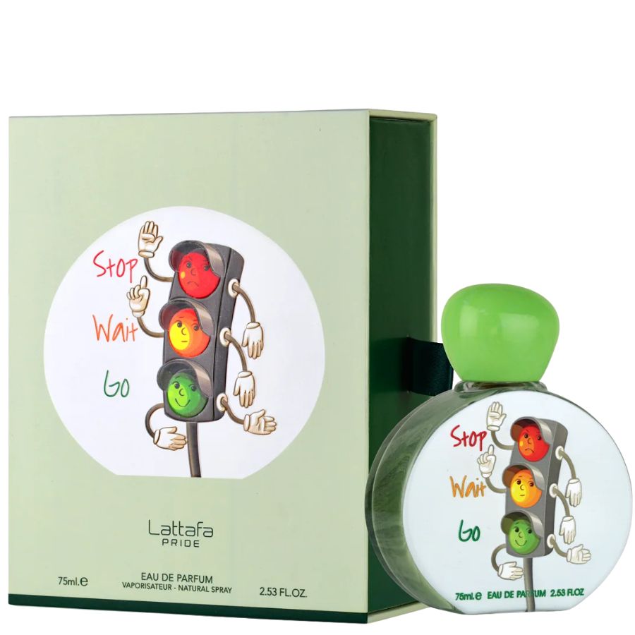 Stop Wait Go by Lattafa kids EDP spray, 2.5 oz playful bottle