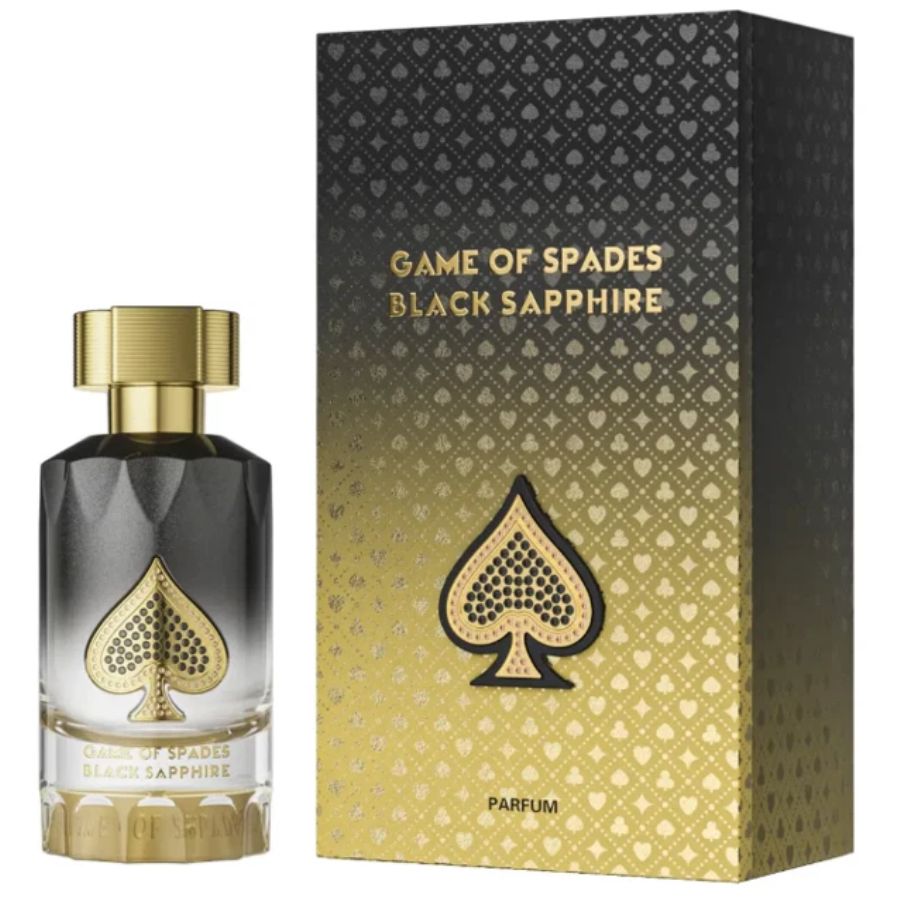 Game Of Spades Black Sapphire by Jo Milano parfum, 3.4 oz dark bottle