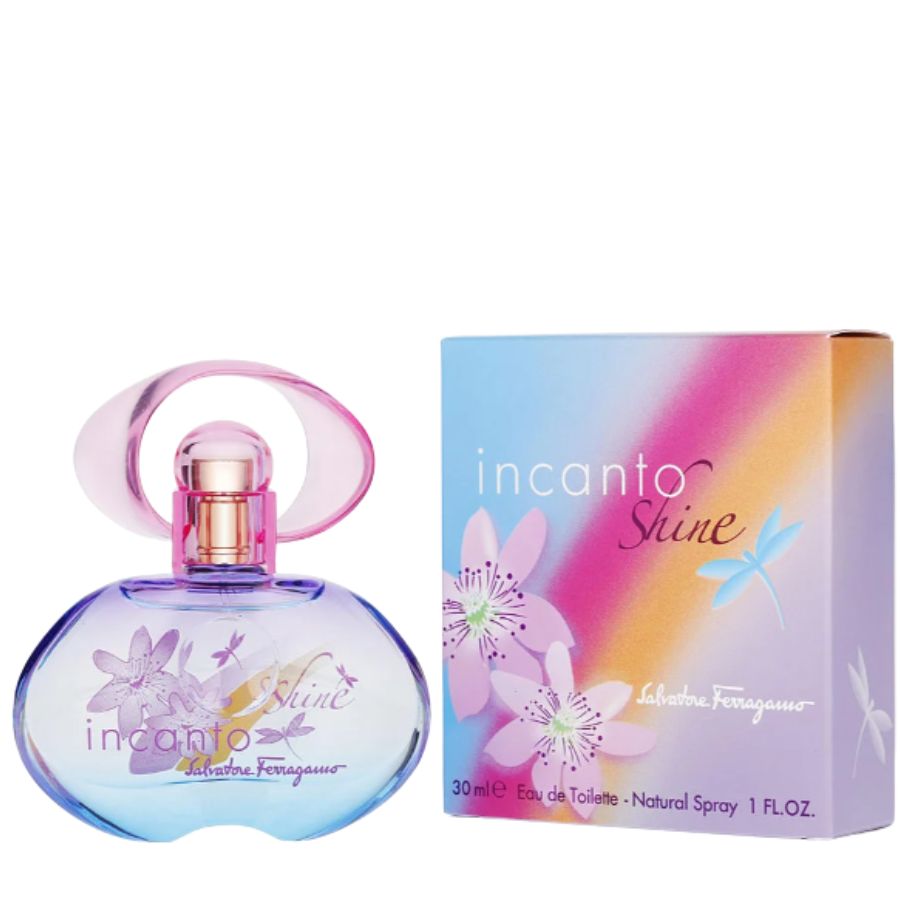 Incanto Shine by Salvatore Ferragamo women EDT 1.0 oz colorful bottle