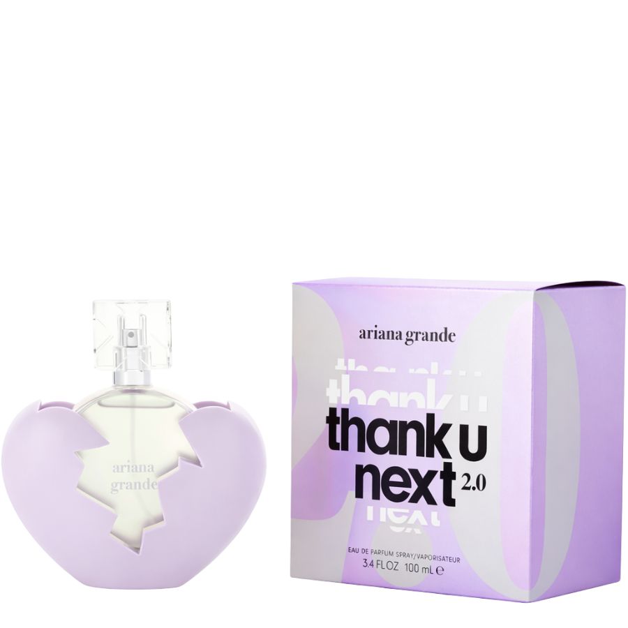 Thank U, Next 2.0 by Ariana Grande women’s EDP spray 3.4 oz in pink heart bottle