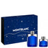 Legend Blue by Montblanc men's 2pc gift set, 3.4 oz EDP