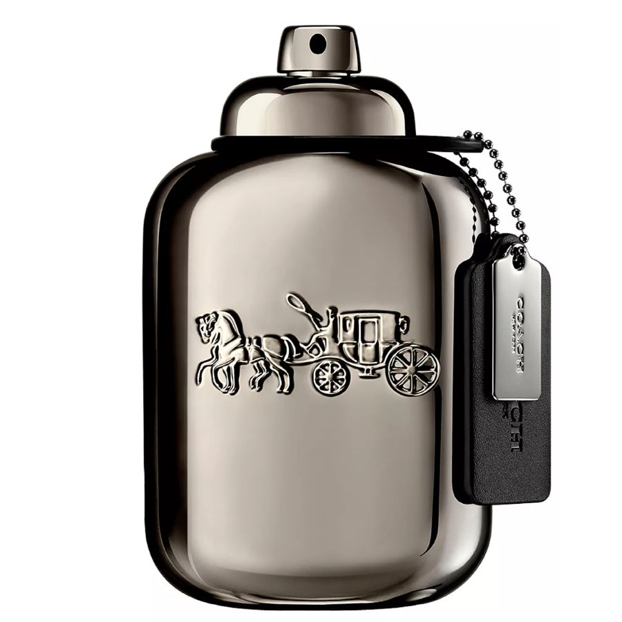 Coach Pure Platinum Parfum men’s tester spray 3.4 oz gunmetal bottle