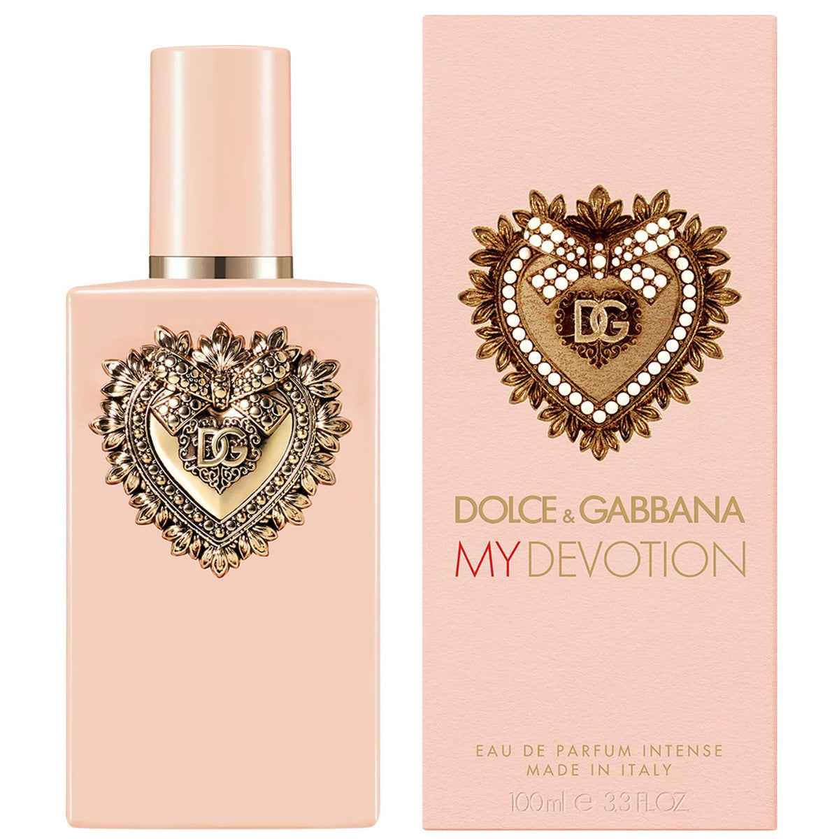 Dolce & Gabbana My Devotion Intense perfume 3.4 oz pink bottle