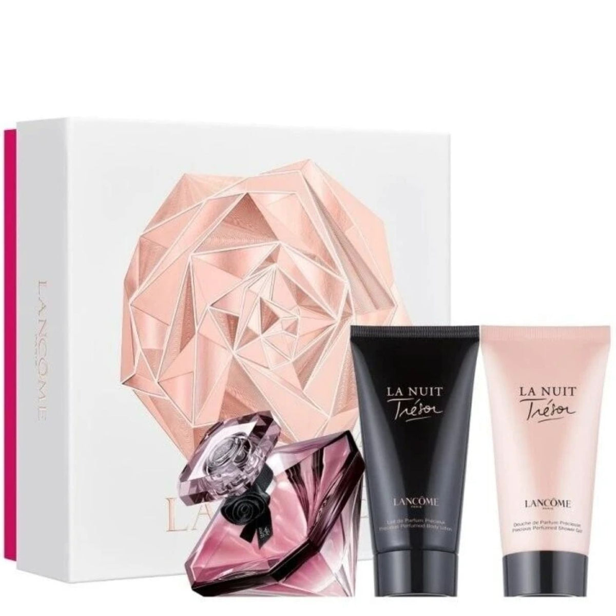 Lancôme La Nuit Trésor perfume gift set 1.7 oz black bottle
