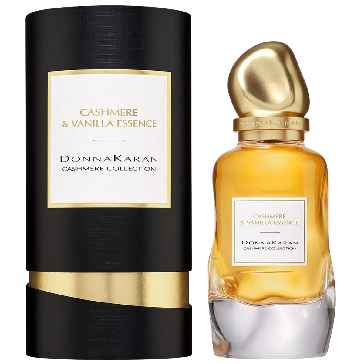 Donna Karan Cashmere & Vanilla Essence perfume 3.4 oz sculptural bottle