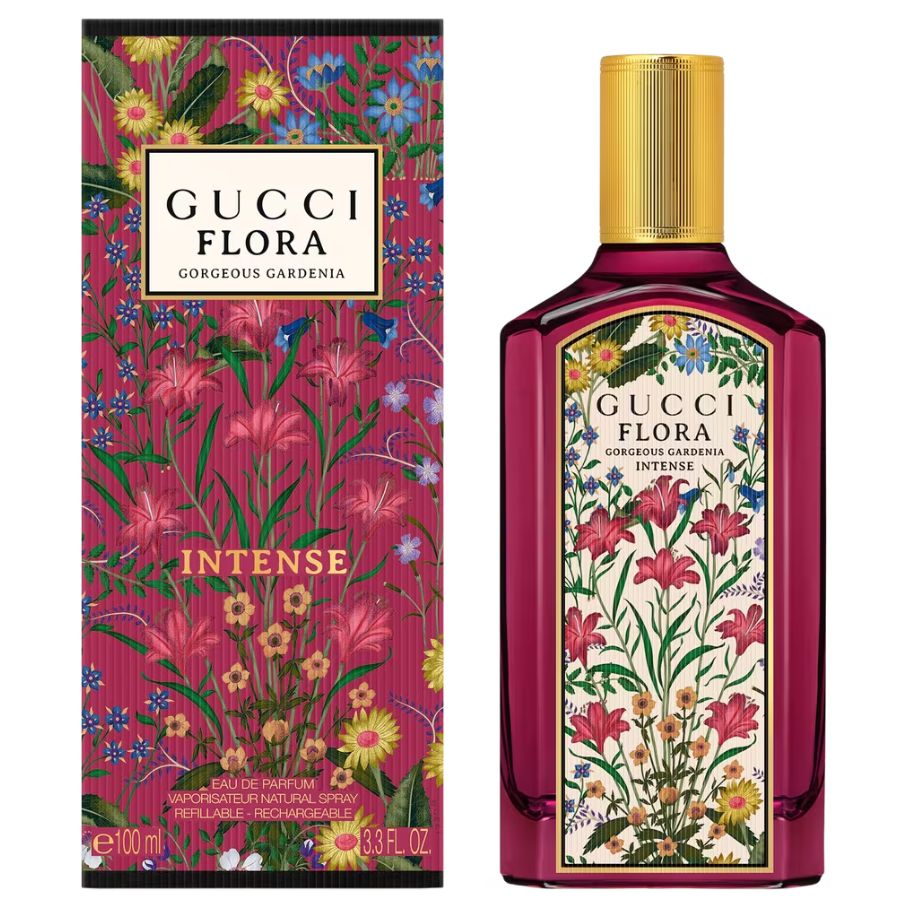 Gucci Flora Gorgeous Gardenia Intense women’s EDP fuchsia 3.4 oz bottle