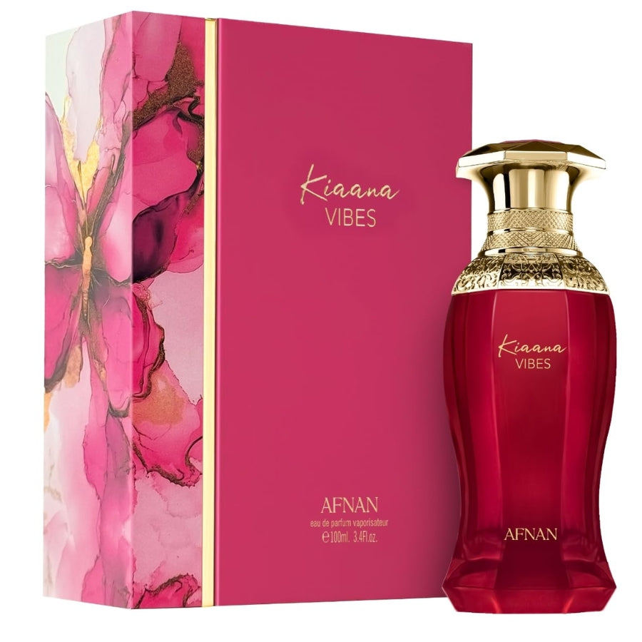 Kiaana Vibes by Afnan perfume in red 3.4 oz bottle