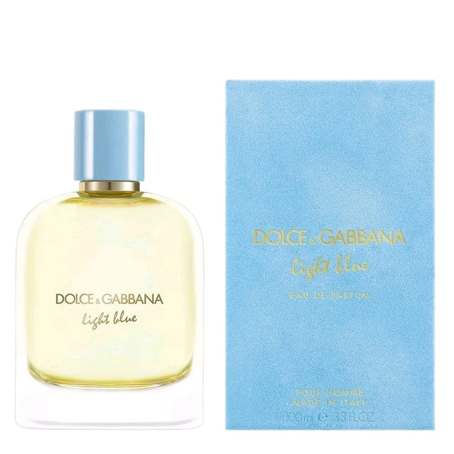 Dolce&Gabbana Light Blue men’s golden 3.4 oz EDP bottle