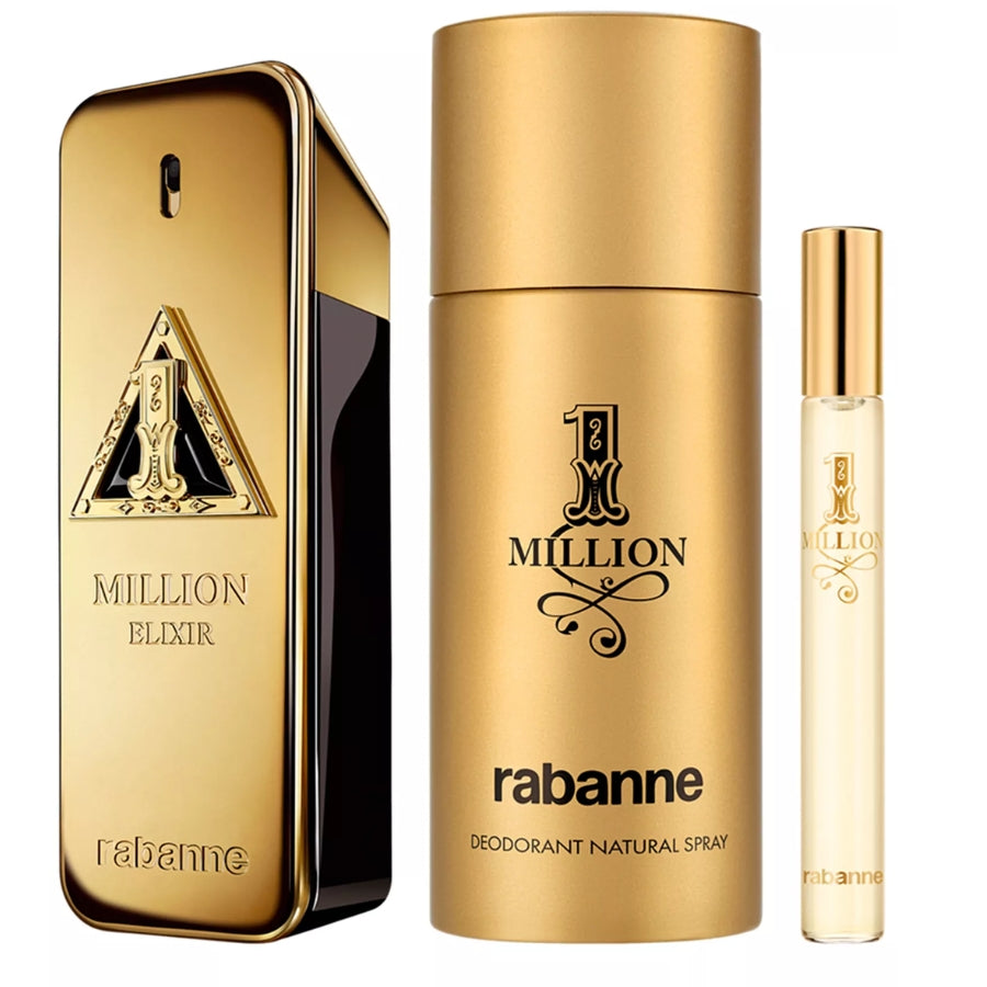 Rabanne 1 Million Elixir three-piece Parfum Intense gift set