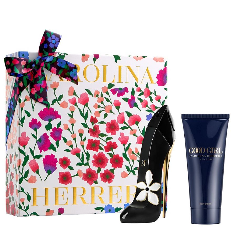Good Girl Jasmine Absolute EDP gift set black heel 2.7 oz