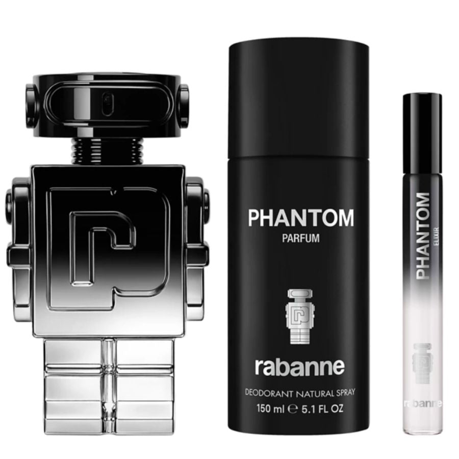Phantom Elixir Parfum perfume gift set 3.4 oz robot bottle
