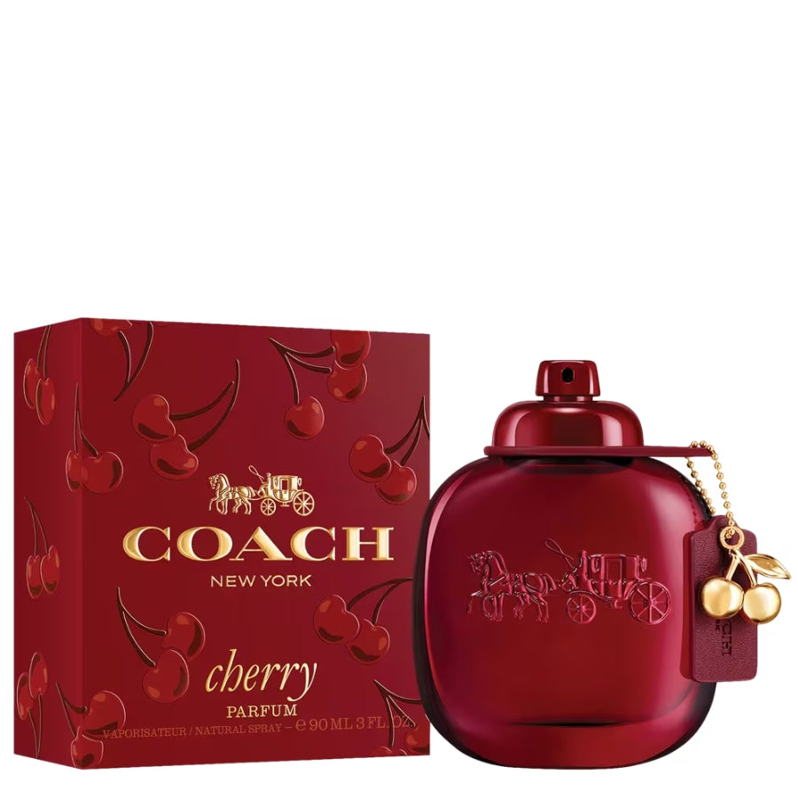 Coach Cherry women’s Parfum in red 3.0 oz bottle