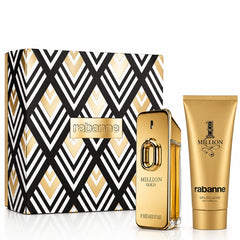 1 Million Gold Intense by Paco Rabanne for Men 3.4 oz EDP 2pc Gift Set