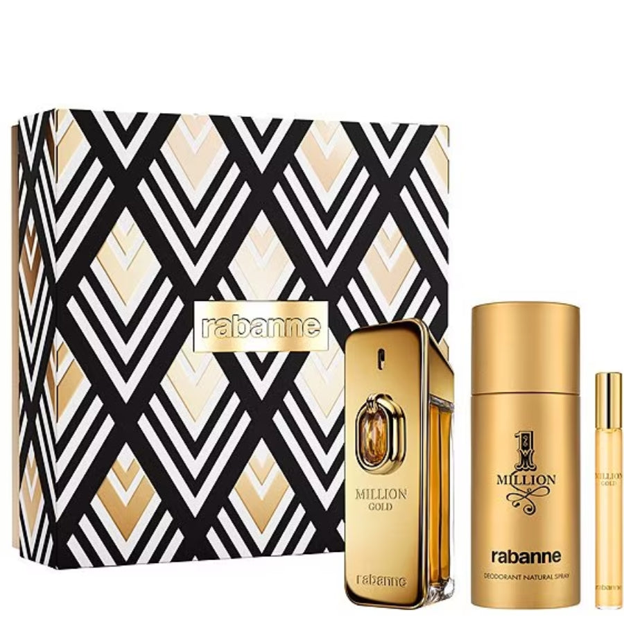 1 Million Gold Elixir Intense 3-piece Parfum gift set for men