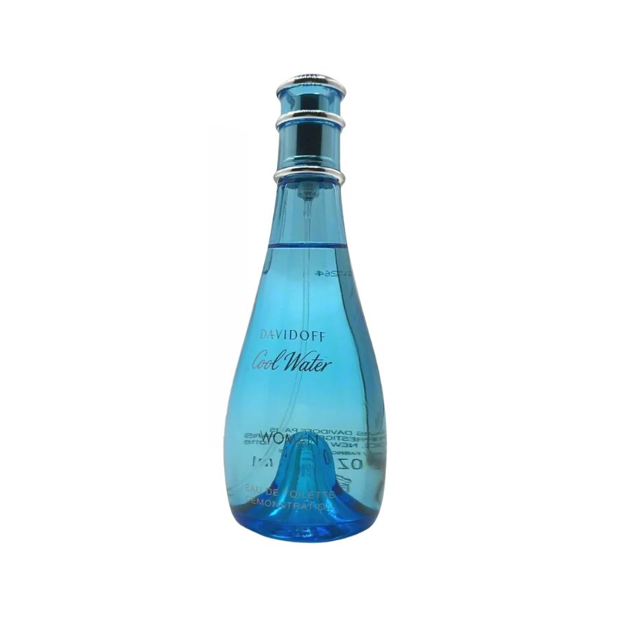 Cool Water by Davidoff women’s 3.4 oz EDT tester, blue bottle