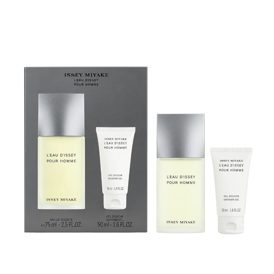 L'Eau D'Issey by Issey Miyake for Men 2.5 oz EDT 2pc Gift Set (Shower gel)