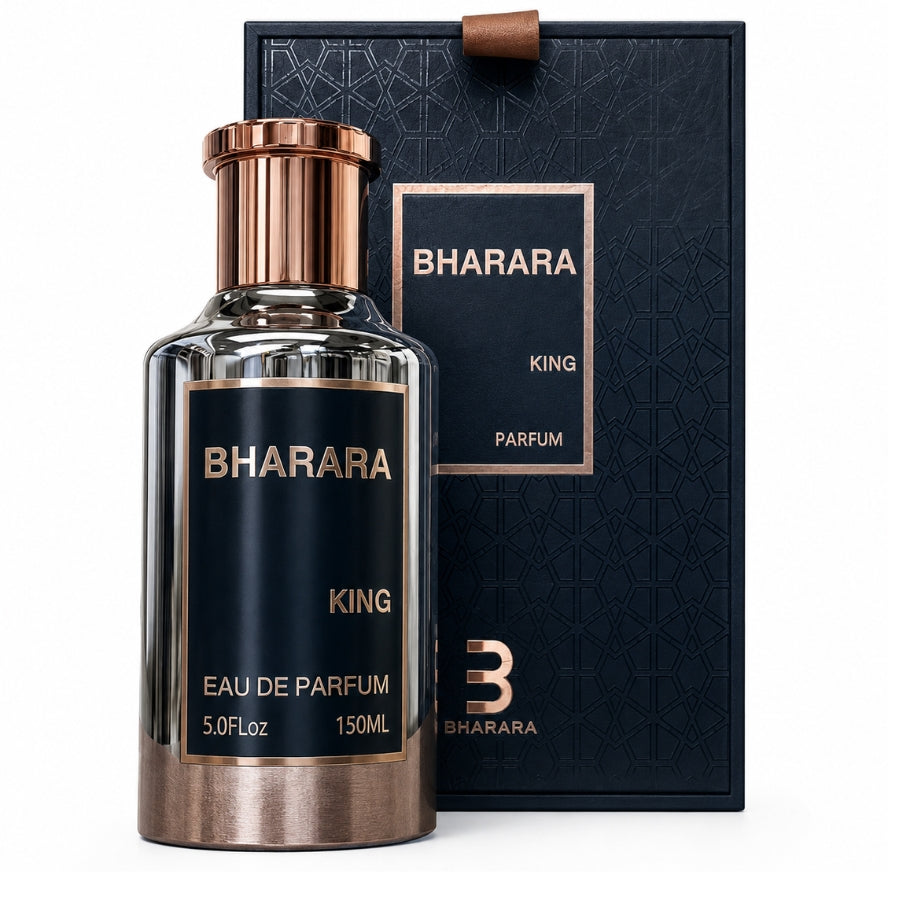 Bharara King men's perfume 5.0 oz EDP black gold bottle