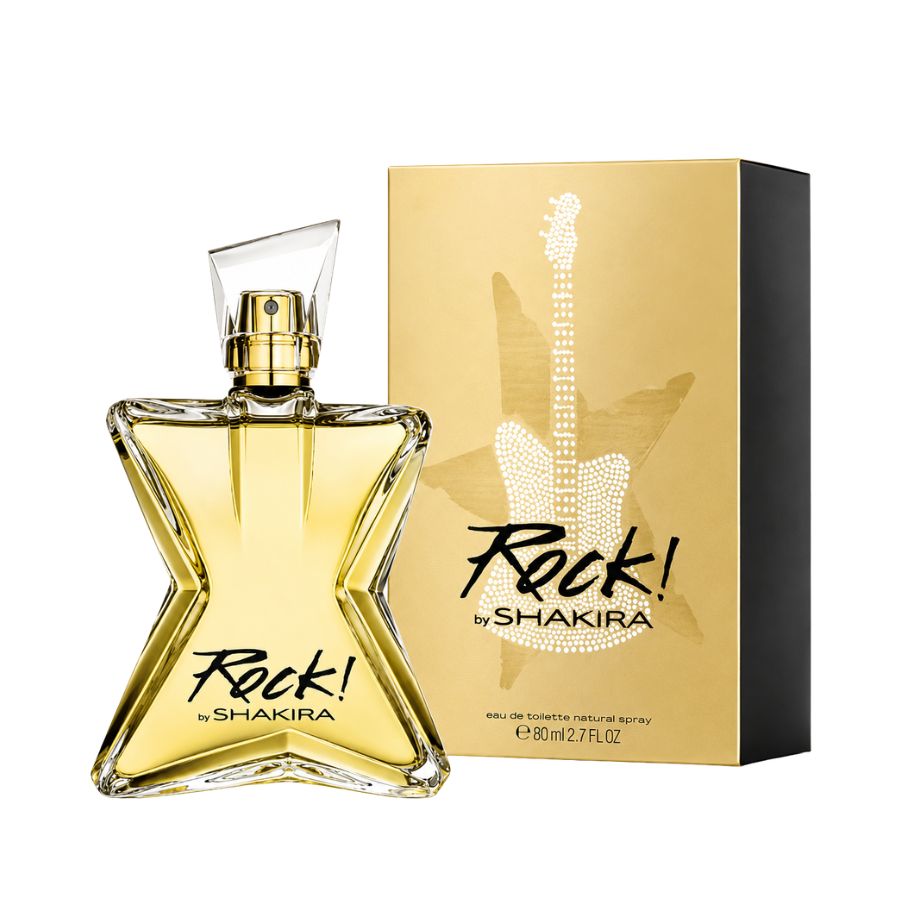 Shakira ROCK! EDT 2.7 oz electric guitar-shaped perfume bottle