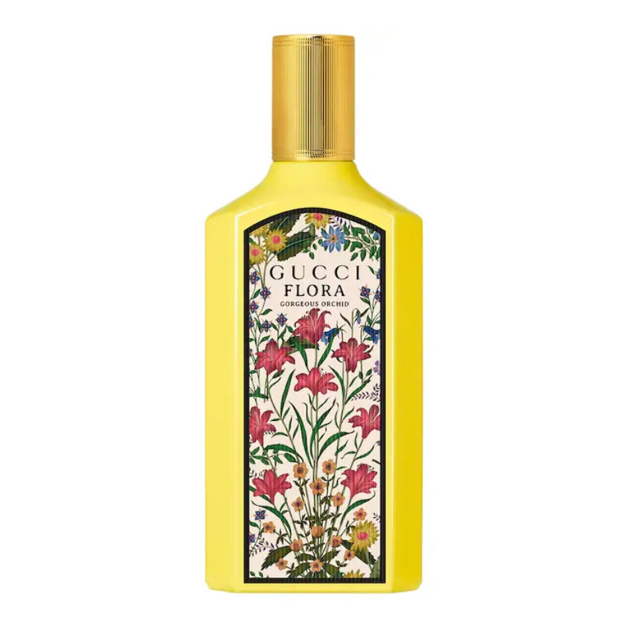 Gucci Flora Gorgeous Orchid EDP tester in yellow 3.4 oz bottle