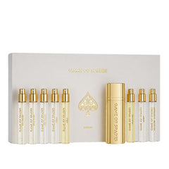 Game Of Spades White by Jo Milano for Unisex 5.5 ml PARFUM 9pc Gift Set (9 x 10 ml)