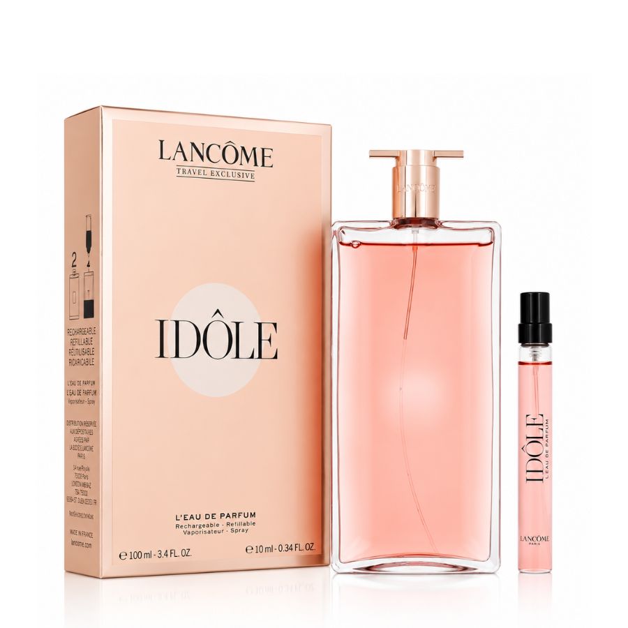 Lancôme Idôle EDP 3.4 oz two-piece pink gift set