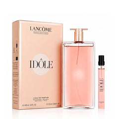 Idole by Lancome for Women 3.4 oz EDP 2pc Gift Set (10 ml)