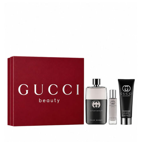 Gucci Guilty Pour Homme EDP 3pc Gift Set 3.0 oz Men | PLA