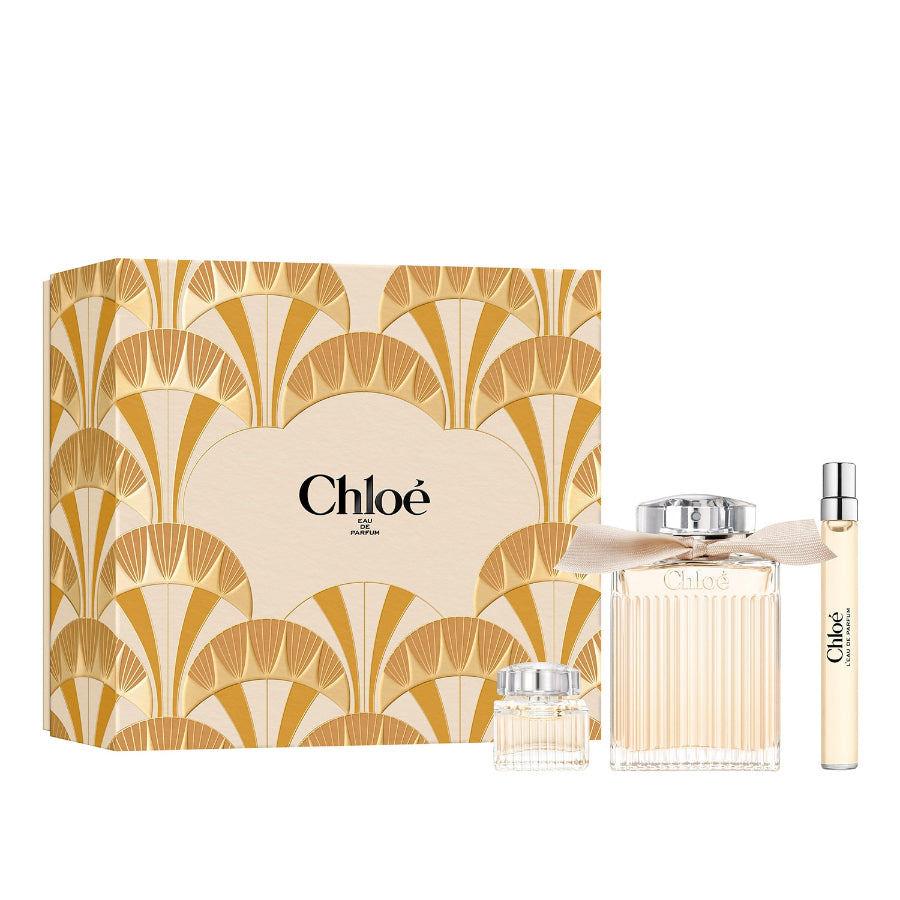 Chloe by Chloe for Women 3.4 oz EDP 3pc Gift Set (5 ml + 10ml)