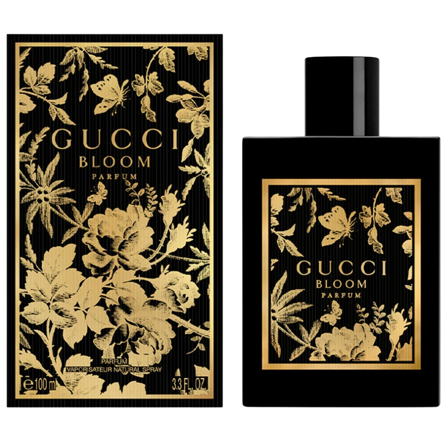 Gucci Bloom Parfum women’s 3.4 oz black perfume bottle