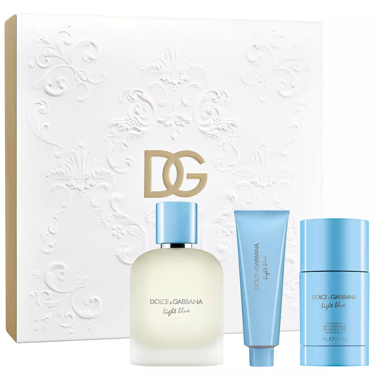 Light Blue Dolce & Gabbana men's 3.4 oz gift set