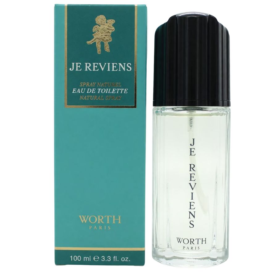 Je Reviens by Worth EDT perfume spray 3.4 oz clear bottle