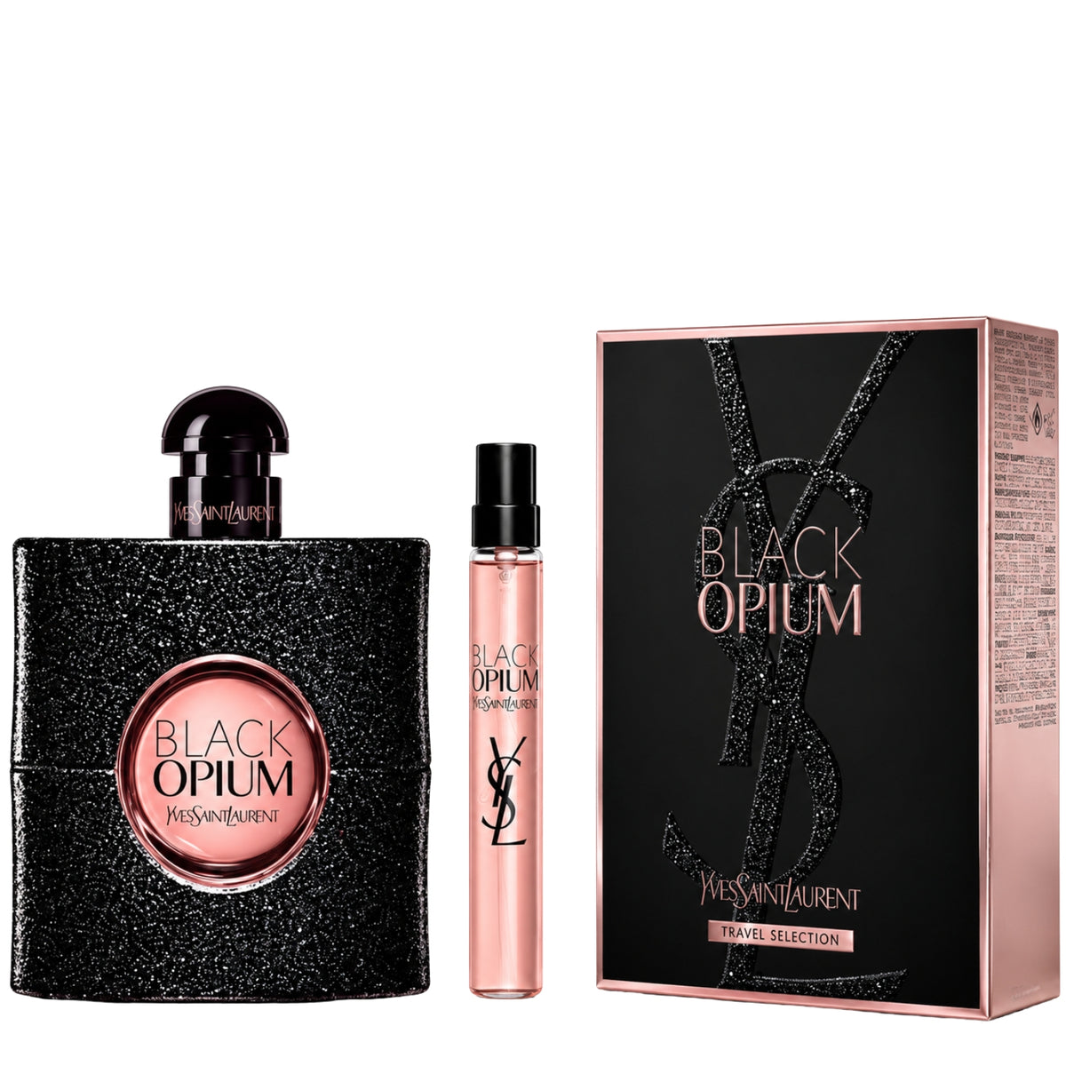 Yves Saint Laurent Black Opium perfume 3 oz gift set