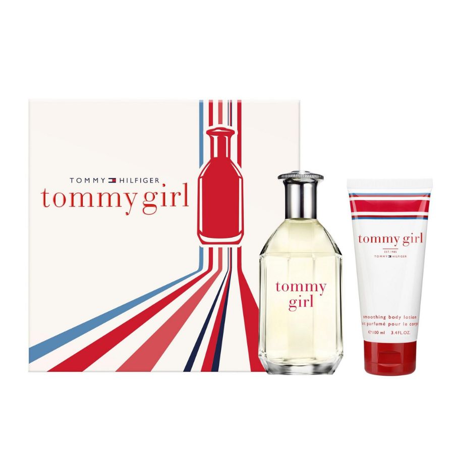 Tommy Girl by Tommy Hilfiger Women 3.4 oz EDT 2pc Gift Set with body lotion