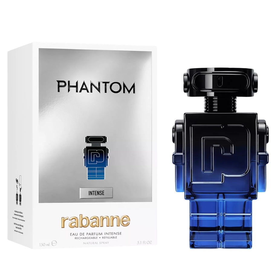 Paco Rabanne Phantom Intense 5.1 oz EDP black blue bottle