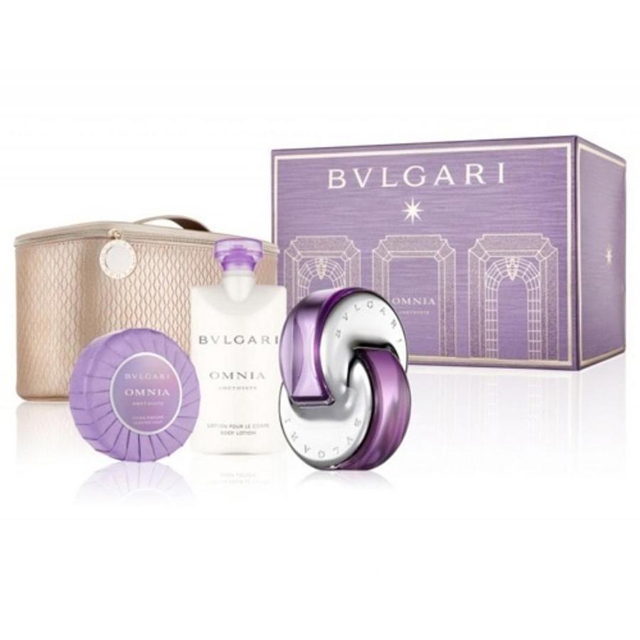 Foto de Omnia Amethyste de Bvlgari para mujer, set de regalo EDT de 2,2 oz