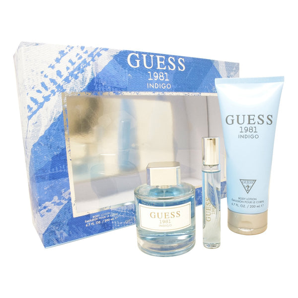Photo of Guess 1981 Indigo by Guess for Women 3.4 oz EDT 3 PC Gift Set