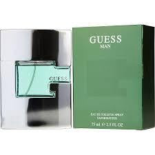 Guess Man men’s EDT 2.5 oz, green “G” monogram bottle