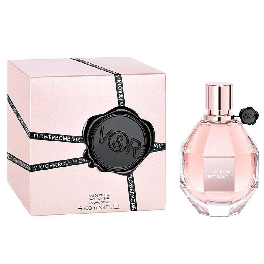 Flowerbomb by Viktor&Rolf EDP, 3.4 oz pink faceted bottle