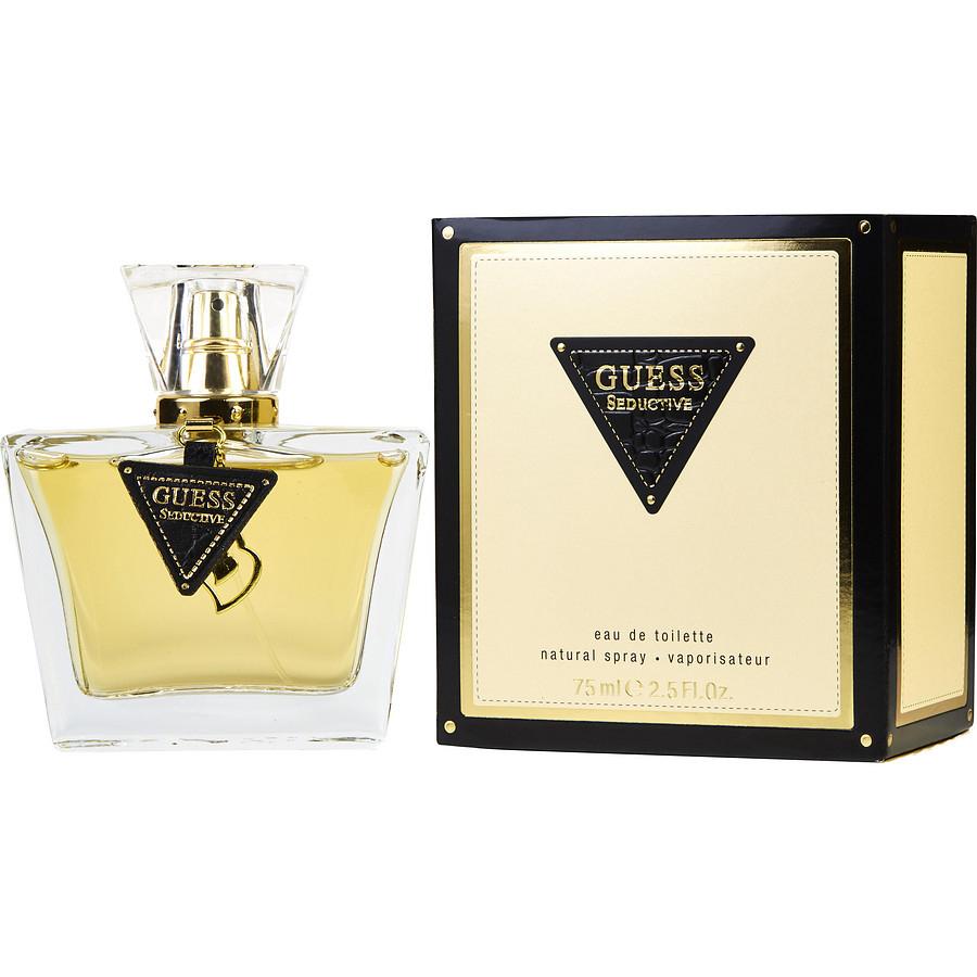 Guess Seductive women’s EDT 2.5 oz, clear bottle with gold cap