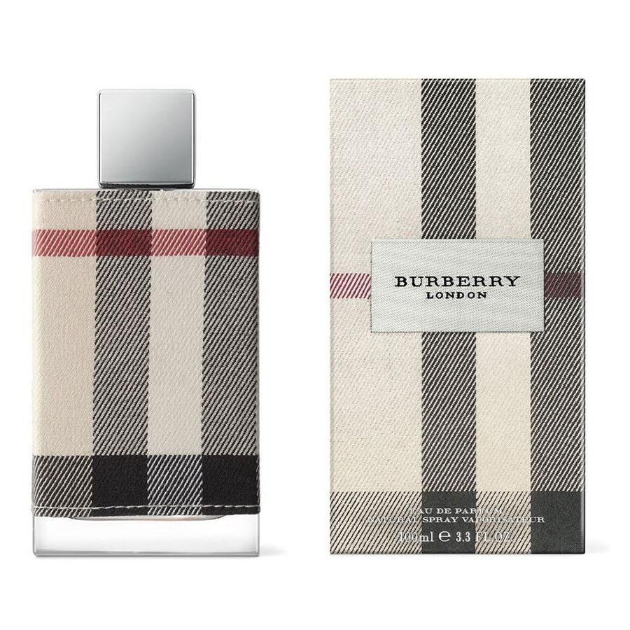 Burberry London by Burberry Women 3.4 oz EDP Spray check fabric bottle