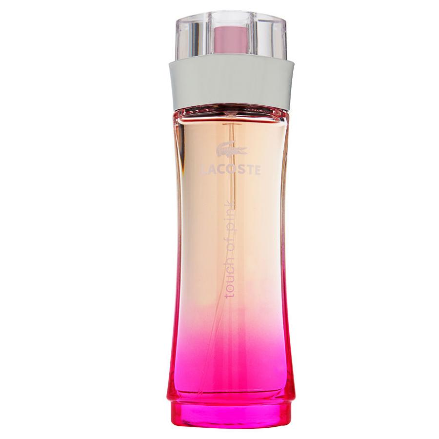 Lacoste Touch of Pink EDT para mujer, probador de 3.0 oz, botella rosa