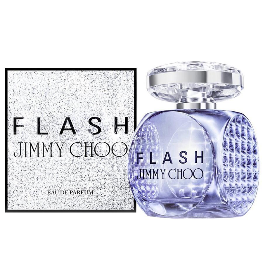 Jimmy Choo Flash EDP 3.4 oz, botella de cubo azul facetado