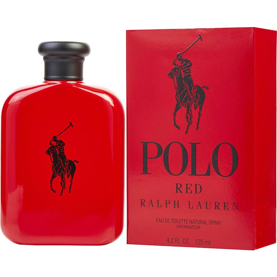 Ralph Lauren Polo Red men’s cologne EDT, 4.2 oz red bottle