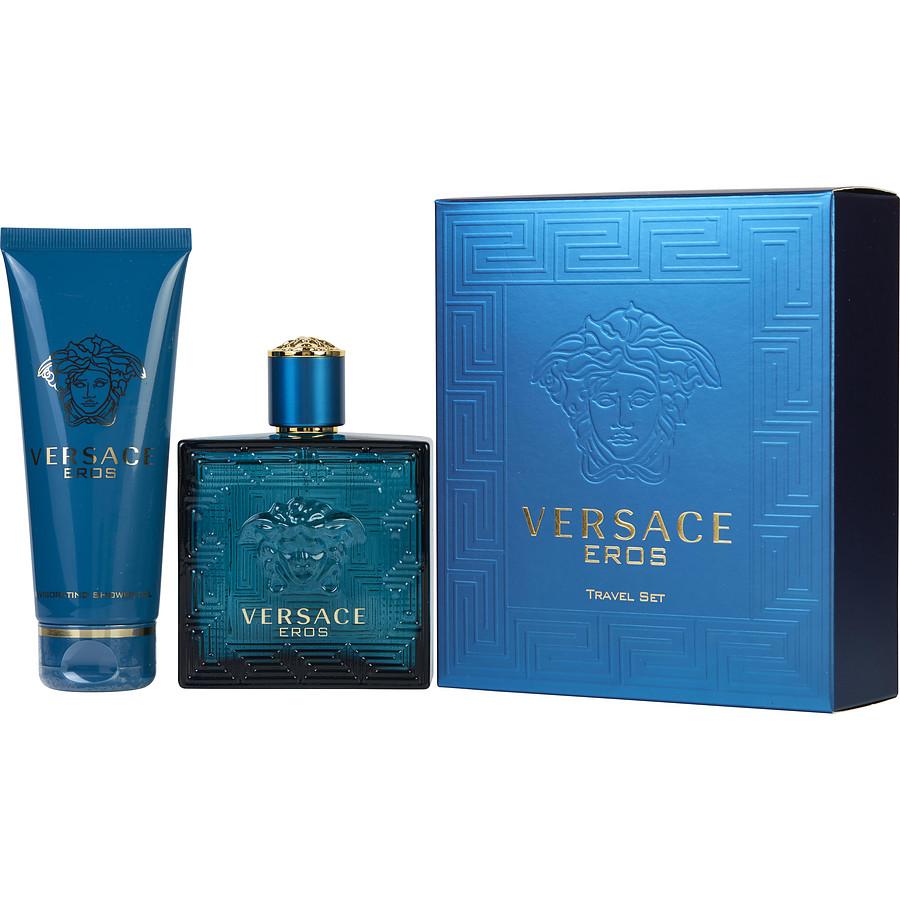 Foto de Eros de Versace para hombre, juego de regalo EDT de 3,4 oz