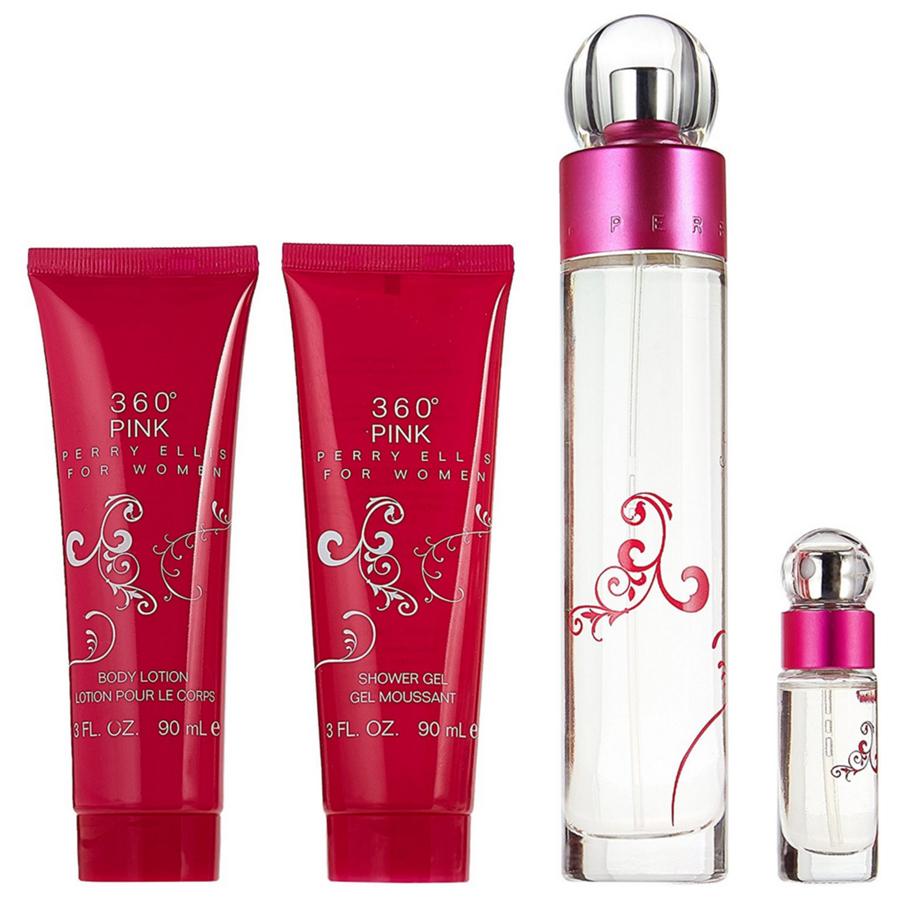 Photo of 360° Pink by Perry Ellis for Women 3.4 oz EDP Gift Set