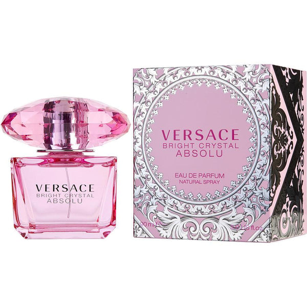 Versace Bright Crystal Absolu EDP 3.0 oz pink crystal bottle