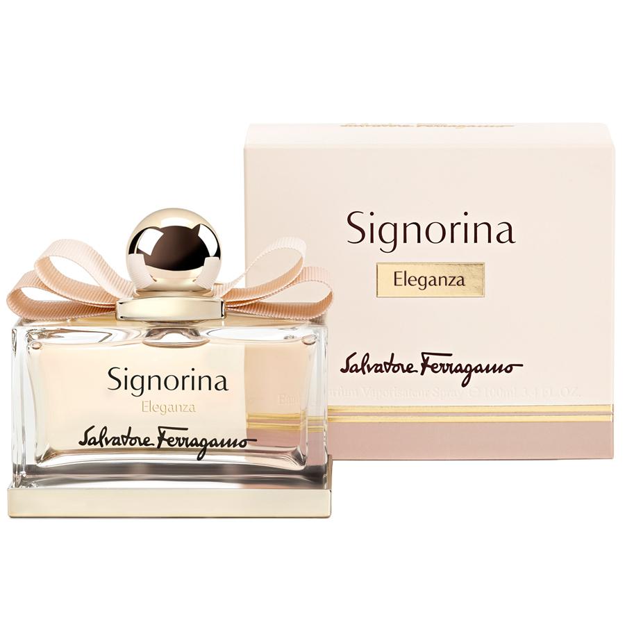 Signorina Eleganza by Salvatore Ferragamo EDP 3.4 oz bow bottle