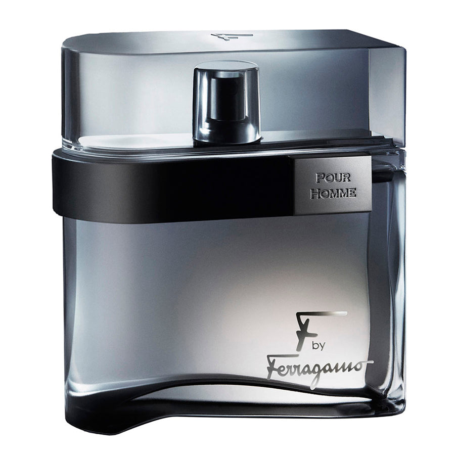 Foto de F de Ferragamo Black de Salvatore Ferragamo para hombres EDT en aerosol de 3,4 oz