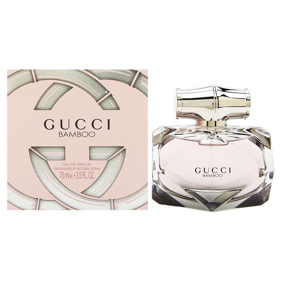 Gucci Bamboo women’s EDP 2.5 oz, diamond-cut bottle with silver cap